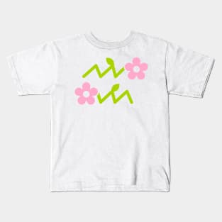 Floral Aquarius Kids T-Shirt